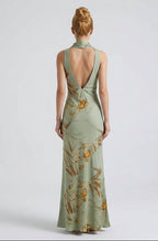 Elara Pleated Maxi Dress