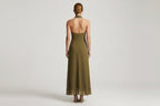 The Amara Asymmetric Maxi Dress