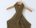 The Amara Asymmetric Maxi Dress