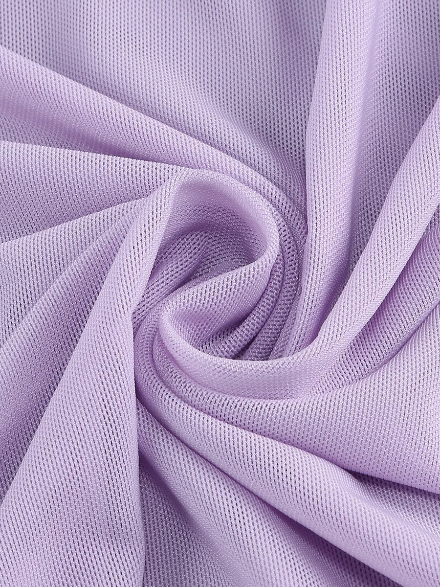 Purple Diamond Sculpted Maxi Dress